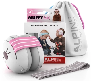 Alpine Muffy Baby Chrániče sluchu pro miminka Barva: Růžová
